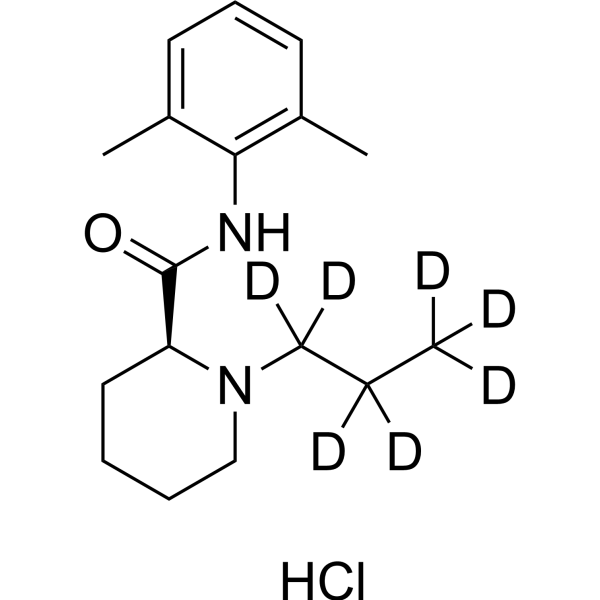 Ropivacaine-d7 hydrochloride (ropivacaine-d7 hydrochloride) 1217667-10-1